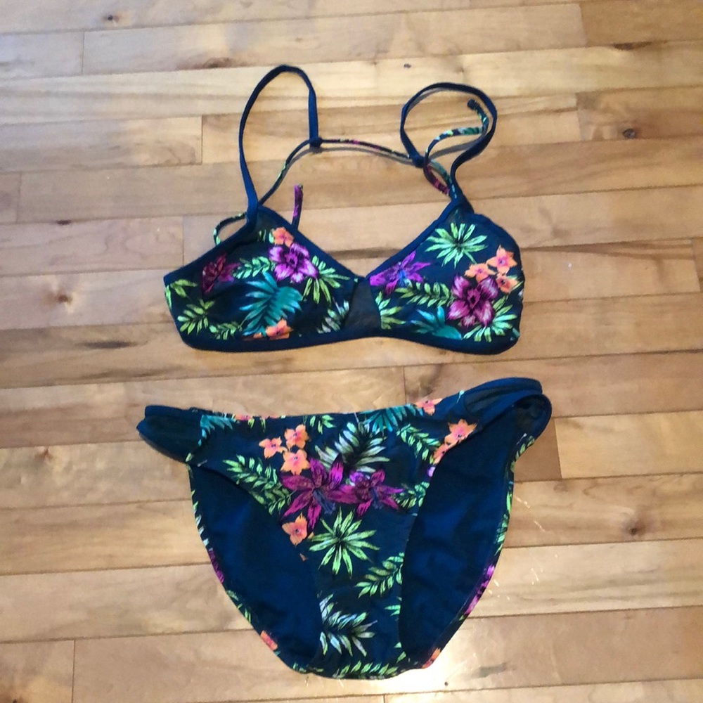 Target Xhilaration Bathing Suit Tropical Pattern
